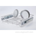 rack pull out metal wire baskets kitchen storage